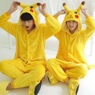 7C209 FA33 ชุดมาสคอต ชุดนอน ชุดแฟนซี ปิกาจู โปเกม่อน Mascot Pikachu Pokemon Costumes