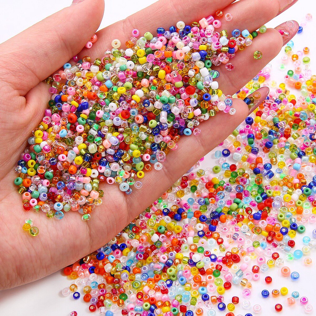 1000pcs 3mm Charm Czech Glass Seed Spacer Beads DIY Bracelet Necklace Jewelry Making Accessories