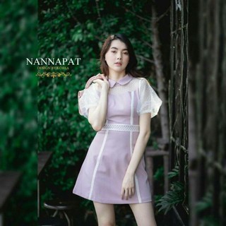 เดรสผ้าฮานาโกะ เนื้อผ้านุ่มใส่สบาย ผ้าทิ้งตัว