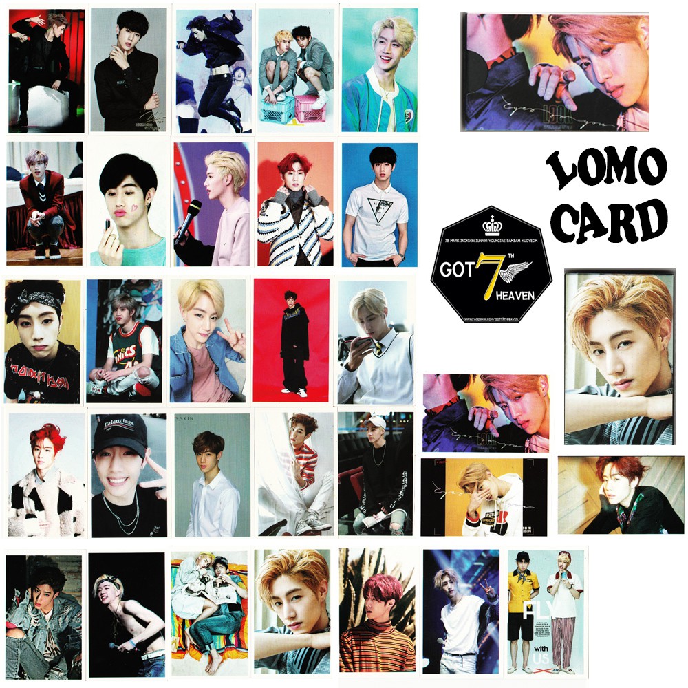 Lomo Card GOT7 Mark Yi-en Tuan No.3 30 Pcs โลโม่ การ์ด Box Set