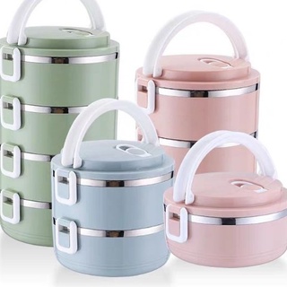 ปิ่นโต 2ชั้น 3 ชั้น สแตนเลส (15cm*14cm)