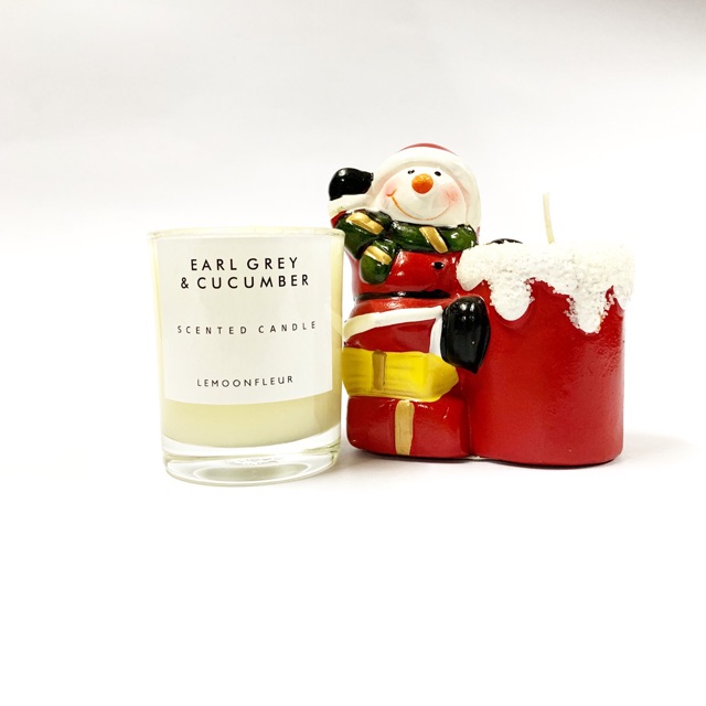 เทียนหอม soy wax กลิ่น Earl Grey & Cucumber