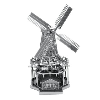 ★ พร้อมส่ง ★ ตัวต่อเหล็ก 3 มิติ Windmill 3D Metal Model