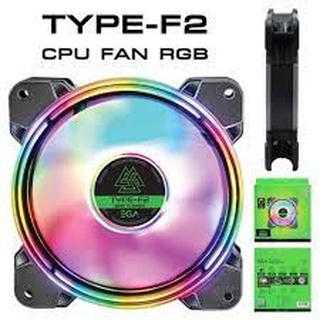 พัดลมเคส EGA TYPE F2 RGB / F1 RGB / F3 RGB Dual Light FAN