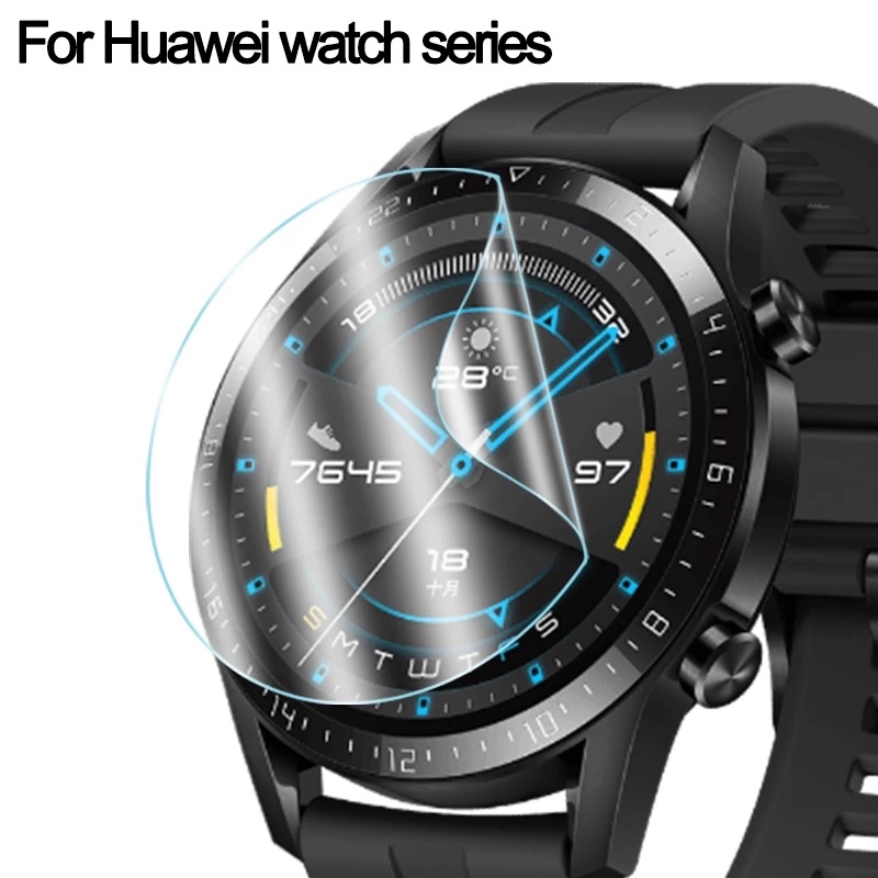ฟิล์มไฮโดรเจลกันรอยหน้าจอ สําหรับ Huawei Watch GT3 GT2 Pro GT2E Hauwei Watch 3 Pro