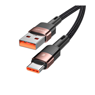 Essager 6A 66W USB Type C สายชาร์จเร็ว สําหรับ Samsung Xiaomi USB Type C สายชาร์จเร็ว USB Type C อะแดปเตอร์