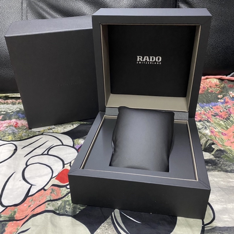 กล่อง RADO กล่องแท้ ศูนย์ไทย - Black กล่อง2ชั้นมีฝาครอบ