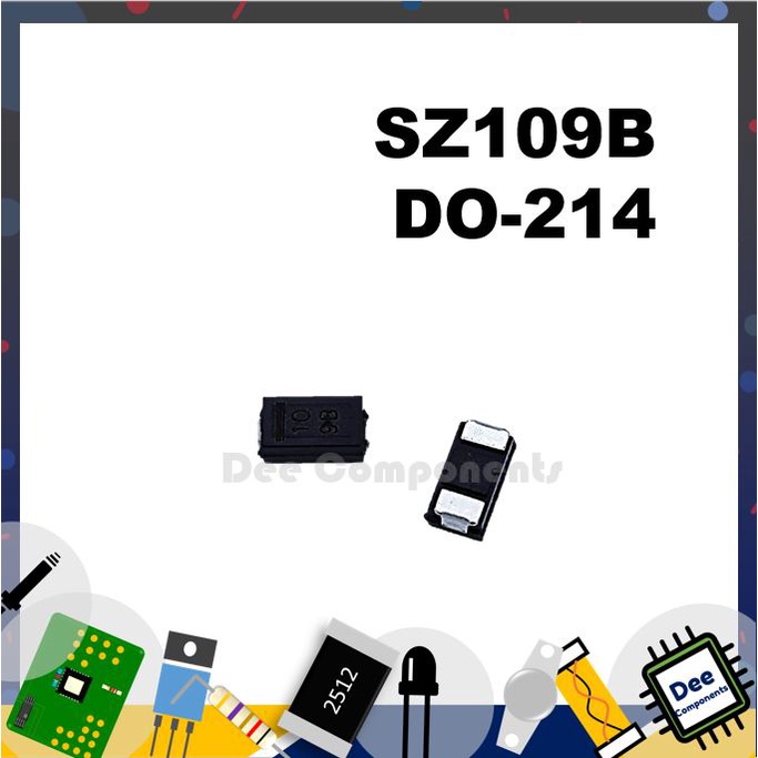 SZ109B Diodes & Rectifiers DO-214 9.1V -55°C TO 150°C  SZ109B EIC 9-1-19