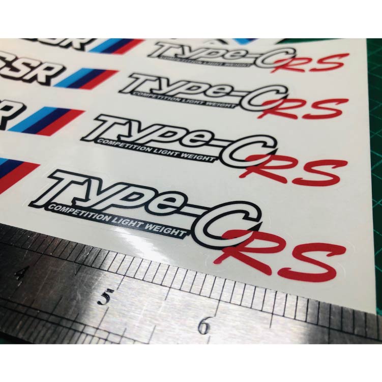 สติ๊กเกอร์ SSR TYPE C RS RIM