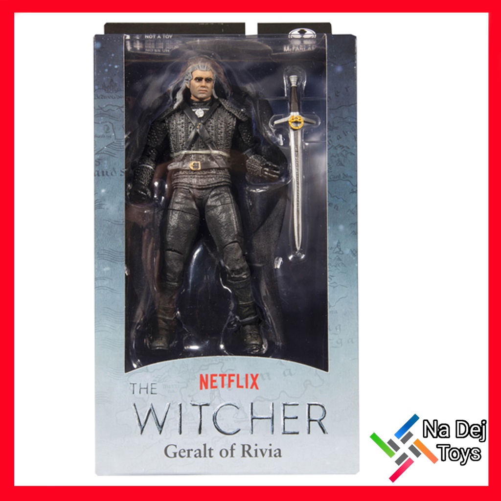 Geralt of Rivia The Witcher McFarlane Toys 7" Figure เจอรัลด์ ออฟ ริเวีย ดิ วิชเชอร์ แมคฟาร์เลนทอยส์