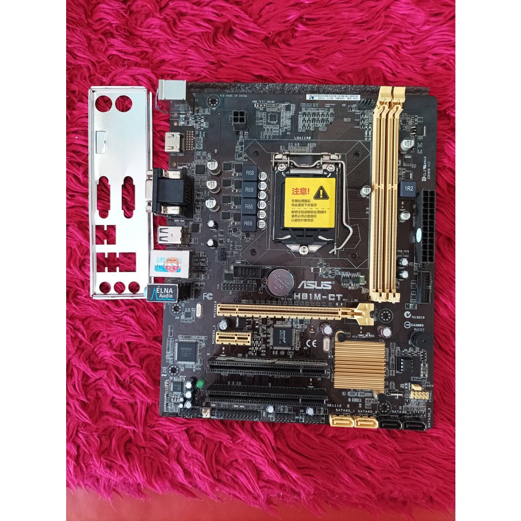 MAINBOARD (เมนบอร์ด) ASUS H81M-CT 1150-pin H81 PC Motherboard VGA HDMI COM Port Dual PCI MATXCPU intel i3 i5 i7 Gen 4th