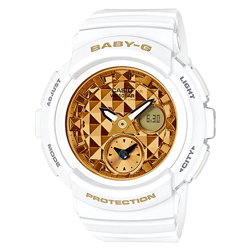 Casio Baby-G นาฬิกาข้อมือผู้หญิง สายเรซิ่น รุ่น BGA-195M-7A
