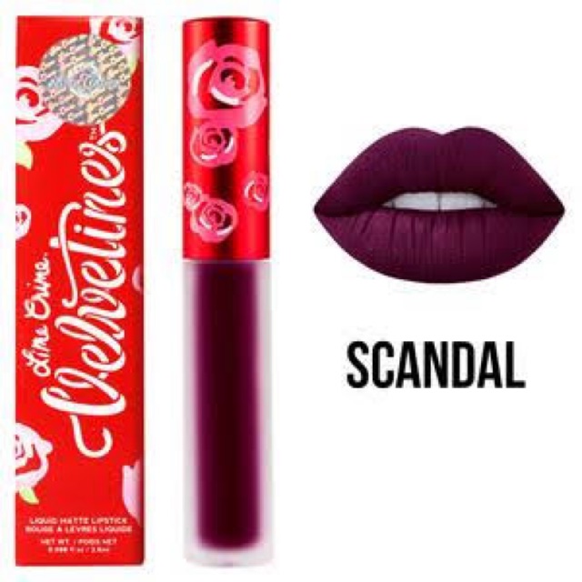 Lime Crime Velvetines Matte สี SCANDAL แท้💯