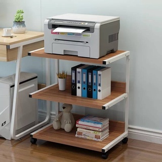 ชั้นวางของมีล้อ เฟอร์นิเจอร์ห้องนอน ชั้นวางหนังสือ Office organizer storage rack 52*40*66cm พร้อมส่ง