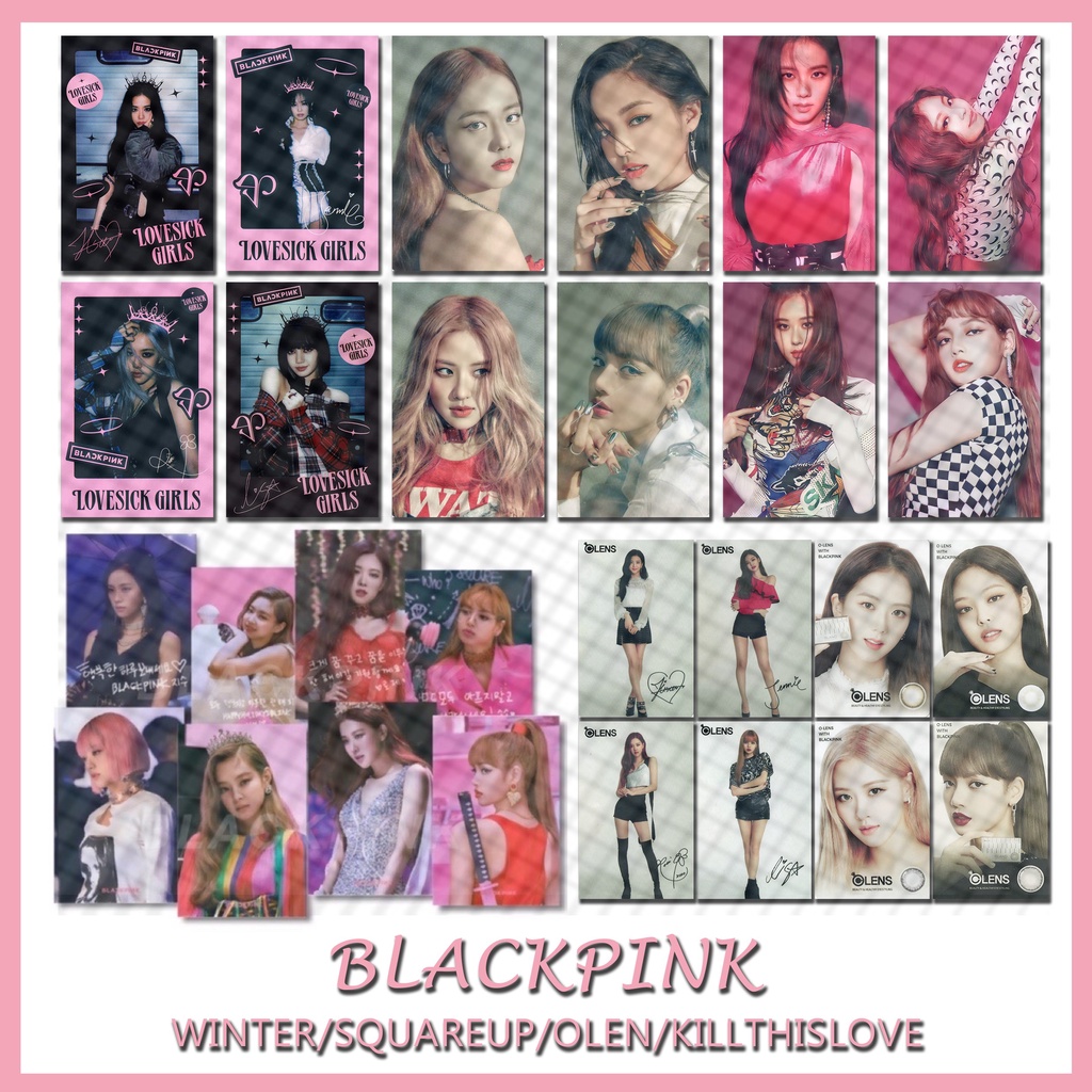 BLACKPINK 🖤💖 PHOTO WINTER / ddu du ddu du 💗 / RE / kill this love / squareUp / LOVESICK GIRLS
