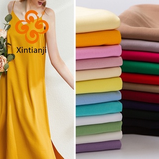 ผ้าเรยอน แบบนิ่ม ระบายอากาศ 100% ขนาด 50X150 ซม. แฟชั่นฤดูร้อน สําหรับเย็บผ้า สลิง ชุดนอน กระโปรง กางเกงลําลอง
