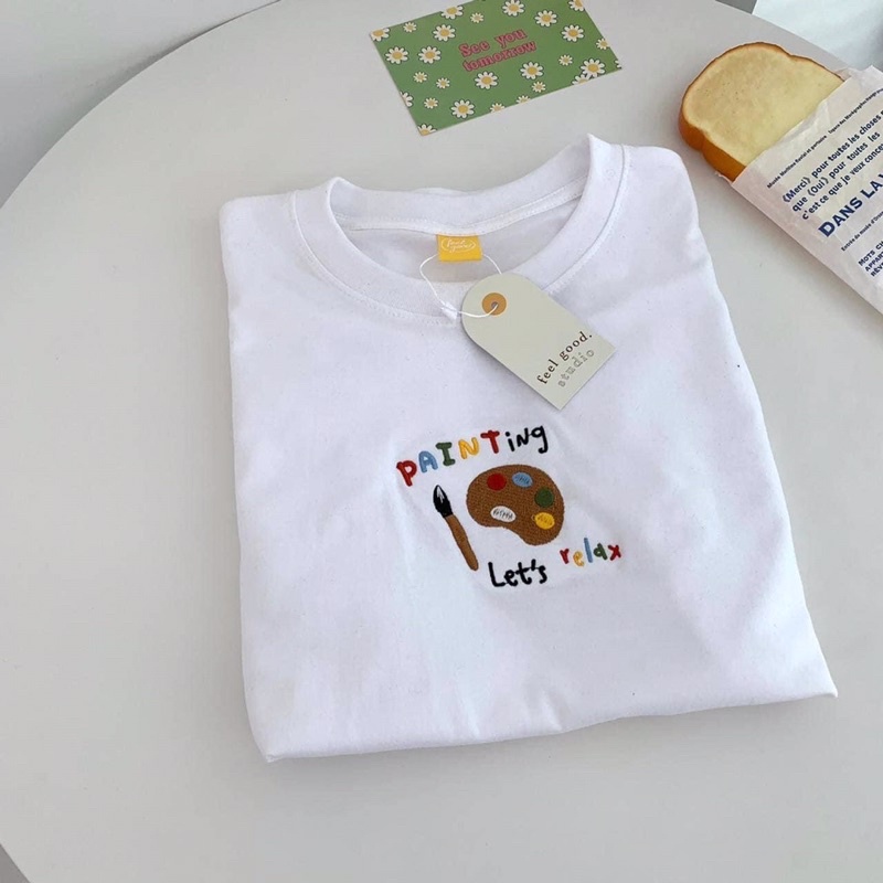 เสื้อยืด painting Let’s relax