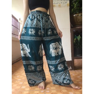 กางเกงขายาวผู้หญิงแฟชั่น กางเกงช้าง  Elephant Pants