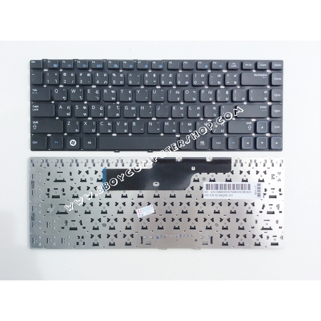 SAMSUNG Keyboard คีย์บอร์ด SAMSUNG NP300 NP300E4A NP300E4Z NP300E4A NP300V4A NP355E4X NP300E4X NP300