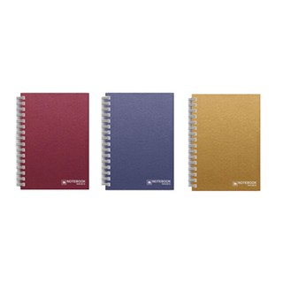 สมุดริมลวด ปกแข็ง A5 คละสี ตราช้าง WHC-302 Wire notebook with hardcover A5, Assorted colors, Elephant brand WHC-302