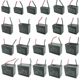 คาปาซิเตอร์ Capacitor พัดลม 8uf 10uf 12uf 14uf 16uf 20uf 25uf 450V สี่เหลี่ยม ตัวใหญ่ อะไหล่พัดลม แคปพัดลม