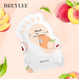 BREYLEE Peach Foot peel mask 1 pair