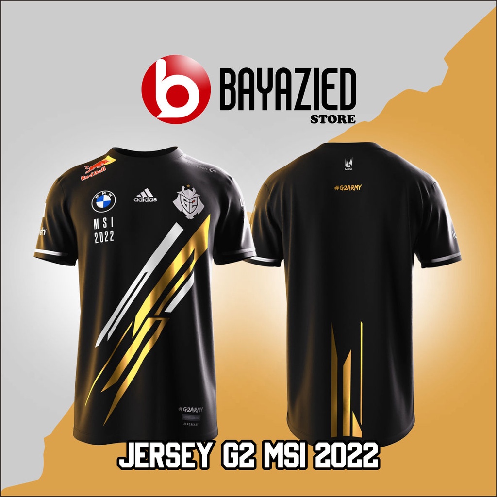 เสื้อแข่ง G2 MSI 2022 ใหม่ล่าสุด