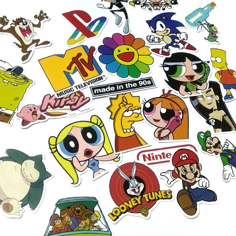 สติ๊กเกอร์ 90s CARTOON RETRO TUMBLR AESTHETIC