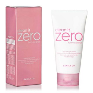 [พร้อมส่งของ/แท้ทันที] Banila Co Clean it Zero Foam Cleanser 150 Ml