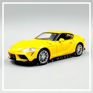 **สินค้าพร้อมส่ง** Toyota GR Supra 1:32 [XinHaoDi] โมเดลรถโตโยต้า ซูปร้า สีเหลือง, ดำ, แดง, น้ำเงิน