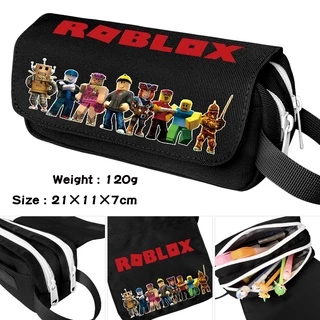 Roblox กล่องดินสอ ผ้าแคนวาส ลายการ์ตูนเกม มีซิป แบบพกพา สําหรับเด็กนักเรียนผู้ชาย และเด็กผู้หญิง