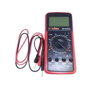 ดิจิตอลมัลติมิเตอร์ รุ่น DT9205A Digital Multimeter