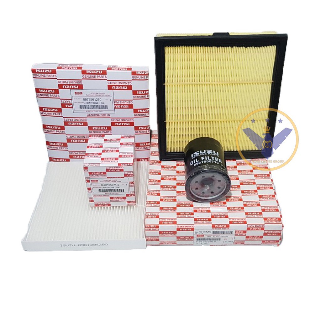 กรองน้ํามันเครื่อง COMBO - กรองแอร์ - กรองแอร์ Isuzu Dmax, MU-X