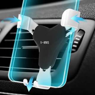 car mounts โลหะที่ยึดมือถือในรถ ที่จับมือถือบนช่องแอร์ ปรับมุมการมองได้อิสระ Air Vent Car Mount