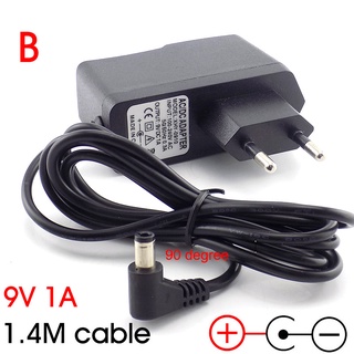 อะแดปเตอร์พาวเวอร์ซัพพลาย 9V 1000ma AC DC AC 100V-240V