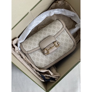 GUCCI HORSEBIT shoulder bag oat milk