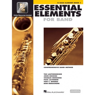 หนังสือเรียนดนตรี ESSENTIAL ELEMENTS FOR BAND – Bb BASS CLARINET BOOK 1 WITH EEI