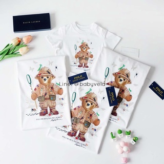 พร้อมส่ง!! Polo Ralph Lauren รุ่น Butterfly Bear Cotton Jersey Tee (White)