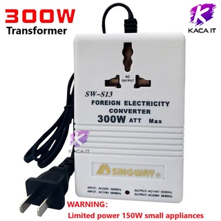 100/300 วัตต์ 110 โวลต์/120 โวลต์ถึง 220 โวลต์/240 โวลต์ Step - Up Power voltage Transformer &amp; Down หม้อแปลงแปลงแรงดันไฟ