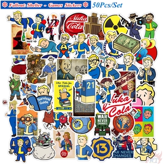 ❉ Fallout: Shelter Series 01 สติ๊กเกอร์ ❉ 50Pcs/Set DIY Luggage Laptop Skateboard Decals Doodle สติ๊กเกอร์