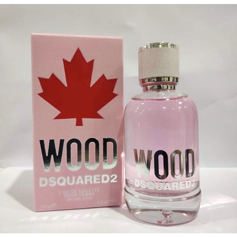 น้ำหอม DSQUARED2 Wood Pour Femme EDT 100 ml. *กล่องขาย*【ของแท้ 100 % 】ส่งฟรี 📦🛵🚚📦🛵🚚