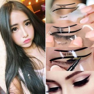 บล็อคเขียนตา แผ่นเขียนอายไลเนอร์ Eyeliner stencil