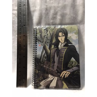 *พร้อมส่ง* สมุดโน๊ต ลาย ฮิจิคาตะ hakuouki บุปผา ซามูไร