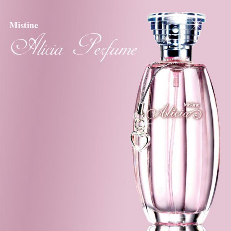มิสทินน้ำหอมMistine Alicia Perfume Spray มิสทิน อลิเชีย เพอร์ฟูม สเปรย์ 50 มล. น้ำหอมผู้หญิง น้ำหอมบำรุงผิวกาย