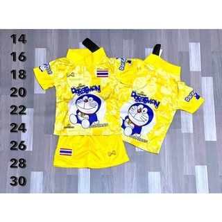 [highcotton] ลดราคา 🔥ชุดกีฬาเด็ก⚽เสื้อ+กางเกง มี4สี รหัสสินค้าSP1036👕🩳พร้อมส่ง