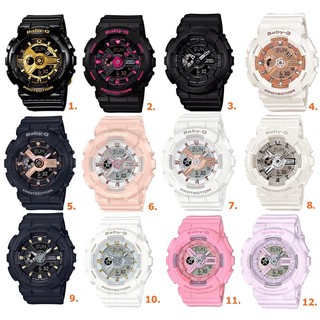 ราคาแท้ 100% Baby-G BA-110 Series BA-111-1A ฺBA-110RG BA-110GA BA-110BC BA-110CR ประกันศูนย์ไทย 1 ปี