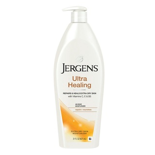 Jergens Ultra Healing Moisturiser 621ML เจอร์เกนส์อัลตร้าฮีลลิ่ง โลชั่น 621มล.