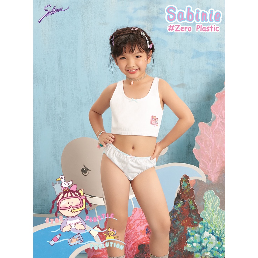 sabina panty   ซาบีน่าแท้  1000 %  กางเกงในเด็ก งานตัดป้ายแบรนด์ออก Size  M
