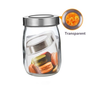โถแก้วใสฝาเกลียว ขนาด 1000 ml.