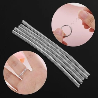 MELODYGOODS 1 PC/5 ชิ้น/10 ชิ้น/12 ชิ้นแหวนขนาด Adjuster เกลียวที่มองไม่เห็น Resizing เครื่องมือ
